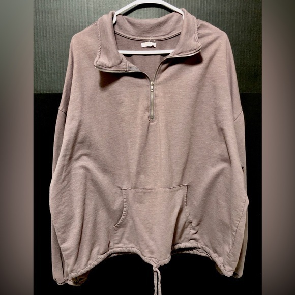 Maurices Tops - 💫Maurice’s Purple Zip Neck Pullover Sweatshirt